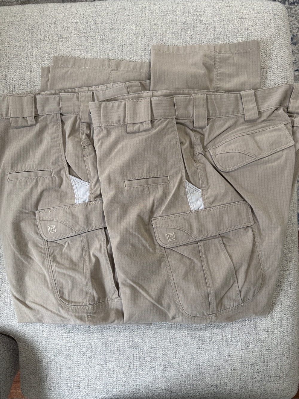 Men's 5.11 Stryke Cargo Pants - Lightweight Utility Style (Khaki color)